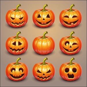 Halloween Pumpkins papírszalvéta 33x33cm, 20db-os
