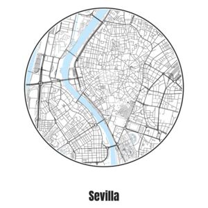 Ábra Map of Sevilla, Nico Friedrich