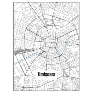 Ábra Map of Timișoara, Nico Friedrich
