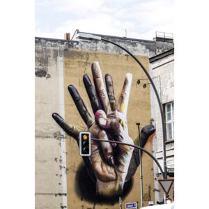 Exkluzív Művész Fotók Berlin grafitti art, Maurits Bausenhart