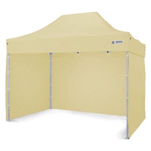 Kerti sátor 2x3m - 2x3m plusz 3 oldalfal - Bézs
