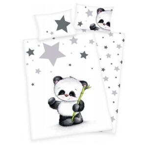 Herding Jana Star Panda gyerek ágyneműhuzat a kiságyba, 135 x 100 cm, 40 x 60 cm