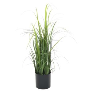Zöld műnövény fűvel 55 cm