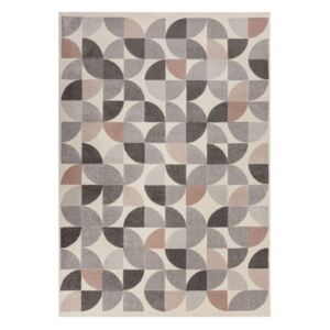 Alcazar szürke-rózsaszín szőnyeg, 200 x 290 cm - Flair Rugs