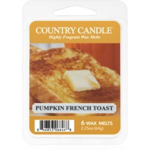 Country Candle Pumpkin & French Toast illatos viasz aromalámpába 64 g