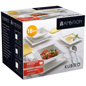 Ambition Kubiko porcelán étkészlet - 18 részes