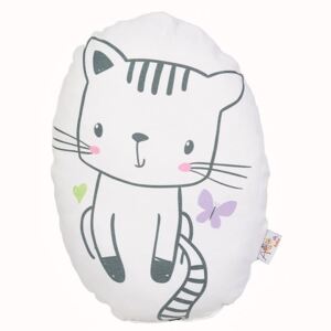 Pillow Toy Cat pamut keverék gyerekpárna, 30 x 22 cm - Apolena