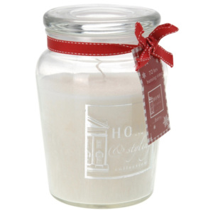Morlais illatgyertya üvegpohárban, fehér, 14,5 cm