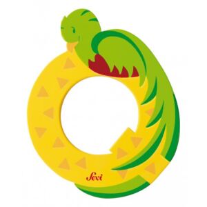 Sevi fa betűk - Q - Quetzal sárga