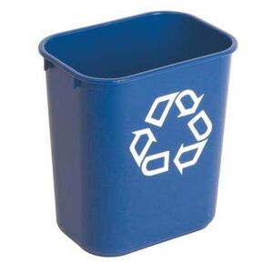 RUBBERMAID Szelektív hulladékgyűjtő, műanyag, 27 l, RUBBERMAID, kék