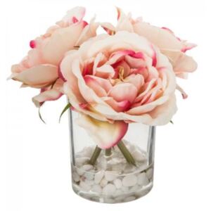 Rózsa üvegben 14 cm