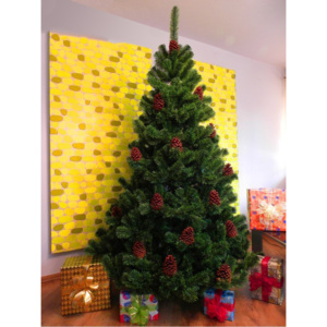 Umělý vánoční stromek - Borovice světlozelená 150 cm