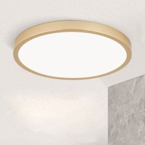 LERO modern LED mennyezeti lámpa, matt arany, kerek
