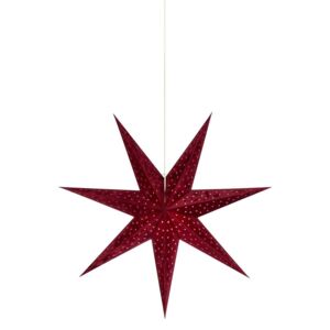 Markslöjd Markslöjd 705486 - Karácsonyi dekoráció VELOURS 1xE14/6W/230V 75 cm piros ML0851