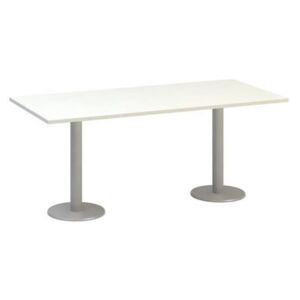 Alfa 400 konferencia asztal, 180 x 80 x 74,2 cm, egyenes kivitel, fehér mintázat, RAL9022