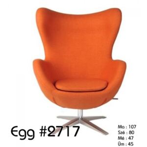 Egg 2717 fotel Szövet Narancs