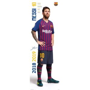 FC Barcelona - Messi 2018/2019 Plakát, (53 x 158 cm)