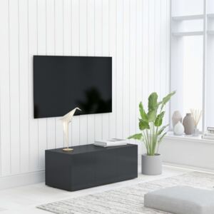 VidaXL szürke forgácslap TV-szekrény 80 x 34 x 30 cm