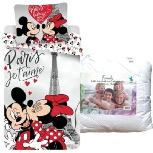 Minnie és Mickey egér ágynemű szett (Párizs)