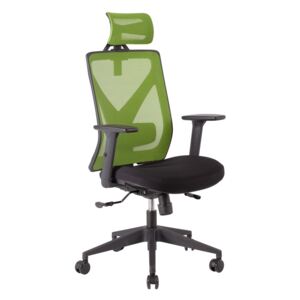 Irodai szék RC1481 64x65x110cm Zöld + fekete
