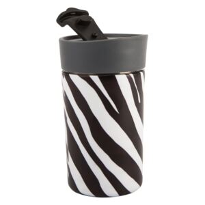Zebra fekete-fehér termobögre, 300 ml - Navigate