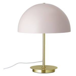 Arany színű asztali lámpa rózsaszín búrával