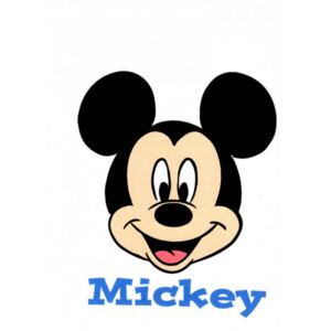 Disney pamut,gumis lepedő - Mickey (fehér)