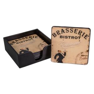 Brasserie 6 darab poháralátét - Antic Line