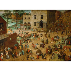 Children's Games, 1560 Festmény reprodukció, Pieter the Elder Bruegel
