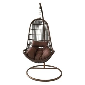 Luxus akasztó szék SALVADOR - barna