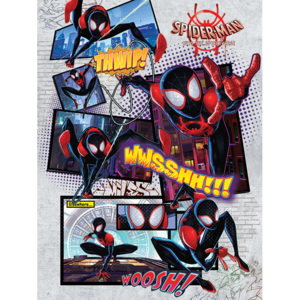 Vászonkép Pókember: Irány a Pókverzum - Comic, (60 x 80 cm)