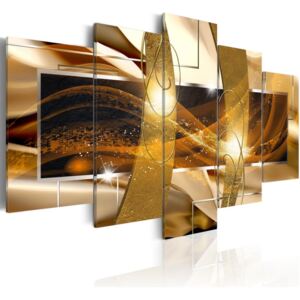 Kép - Golden Lava 100 x 50 cm