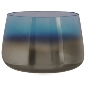 Oiled kék üvegváza, magasság 10 cm - PT LIVING