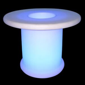 V-TAC -RGB LED világítású kerti bútor, akkuval, távirányítóval - kávézó asztal