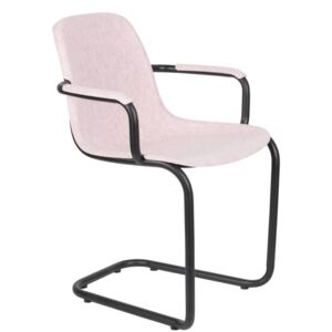 Thirsty karfás design szék, rózsaszín
