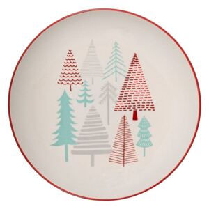Lucia fehér agyagkerámia tányér, ⌀ 25 cm - Bloomingville