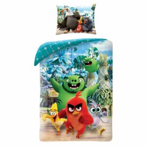 Angry Birds Movie 2 gyermek pamut ágyneműkék, 140 x 200 cm, 70 x 90 cm