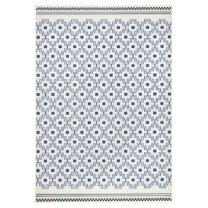 Cubic kék-fehér szőnyeg, 200 x 290 cm - Zala Living