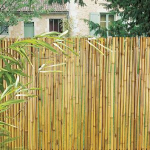 Nortene Belátásgátló 90%, rúd bambusznád kerítés - BAMBOOFLEX (1.5x3 méter)
