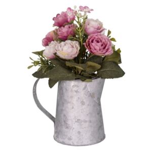 Szürkésfehér váza művirágokkal - Antic Line