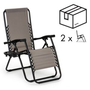 ModernHOME Összecsukható strand szék Oxford 2db, 003570