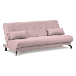 Musique világos rózsaszín háromszemélyes hátradönthető kanapé - Kooko Home