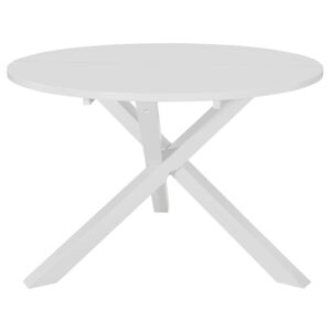 Fehér MDF étkezőasztal 120 x 75 cm