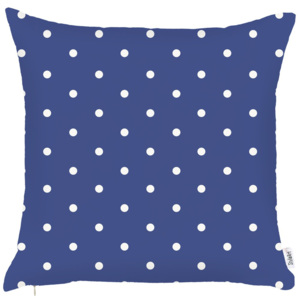 Little Dots kék párnahuzat, 43 x 43 cm - Apolena