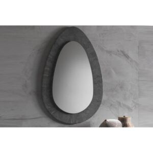 UOVO design kő tükör - beige/antracit/kígyó