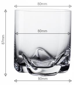 Lunasol - 300 ml-es Tumbler poharak 4 db-os készlet - Anno Glas Lunasol META Glass (322123)