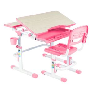 FD Laventa növekvő gyerek íróasztal és szék Szín: Rózsaszín