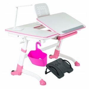 FD Amorto növekvő íróasztal Szín: Rózsaszín