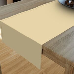 Goldea pamut asztali futó - bézs 20x120 cm