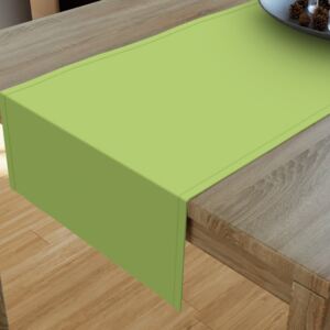 Goldea pamut asztali futó - zöld 20x120 cm